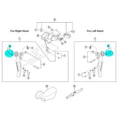 Capot Frontal Shimano Ultegra ST-6870 - [x1]