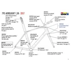Capot Support De Connecteur DI2 Pour Look 795 0010966,0010967