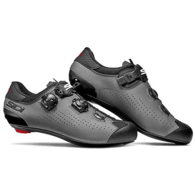 Chaussures Vélo Route Sidi Genius 10 Mega Gris/Noir 3 Chaussures Vélo Route Sidi Genius 10 Mega Gris/Noir