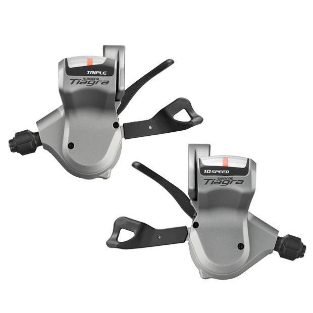 Manettes De Dérailleur Shimano Tiagra SL-4600 - Cintre Plat - 3x10 Vitesses 3 Manettes De Dérailleur Shimano Tiagra SL-4600 - Cintre Plat - 3x10 Vitesses