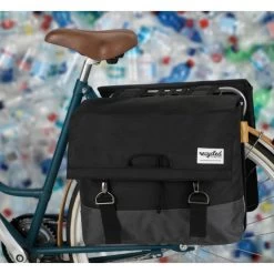 Paire De Sacoches Recyclées Urban Proof 55L Noir/Gris -Vélos Soldes Magasin paire de sacoches recyclees urban proof 55l noir gris 2