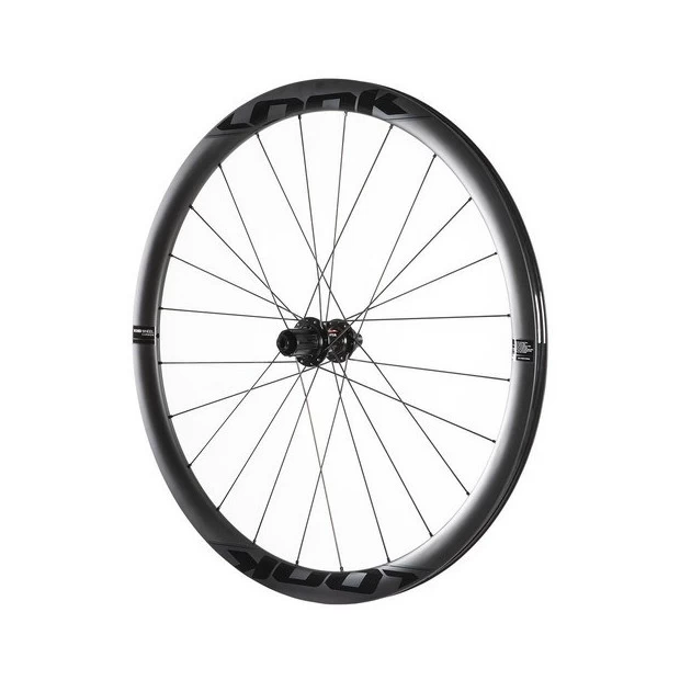 Roue Arrière Route Carbone Look R38D Disque 700C Shimano 11V 3 Roue Arrière Route Carbone Look R38D Disque 700C Shimano 11V