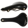 Selle En Cuir Gilles Berthoud Galibier - Noir -Vélos Soldes Magasin selle en cuir gilles berthoud galibier noir