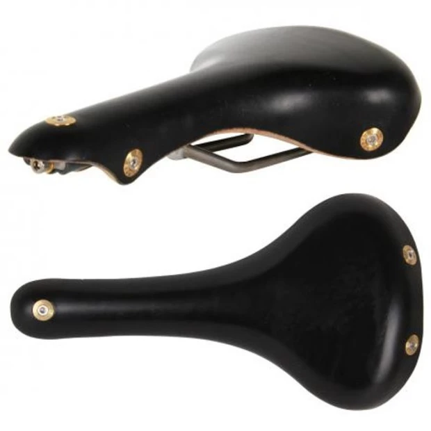 Selle En Cuir Gilles Berthoud Galibier - Noir 3 Selle En Cuir Gilles Berthoud Galibier - Noir