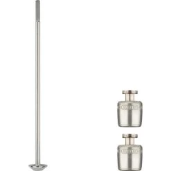 Set De Blocage De Roues Abus Nutfix M5 Argent - 135 Mm