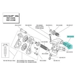 Campagnolo® Vis De Fixation De Dérailleur Campagnolo - RD-CH119